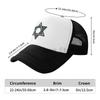 Davidster Print Mesh Baseballpetten Zomer Mode Ademende Snapback Petten Zonbescherming Petten Verstelbare Snapback Pet