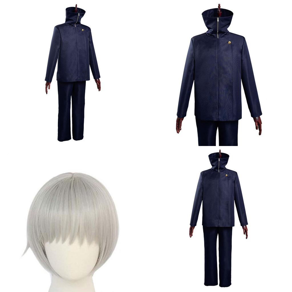 Jujutsu Kaisen Inumaki Toge Kostium Cosplay Z Wysokiej Jakości Peruką I Wytrzymałymi Spodniami Na Halloween I Wydarzenia Anime