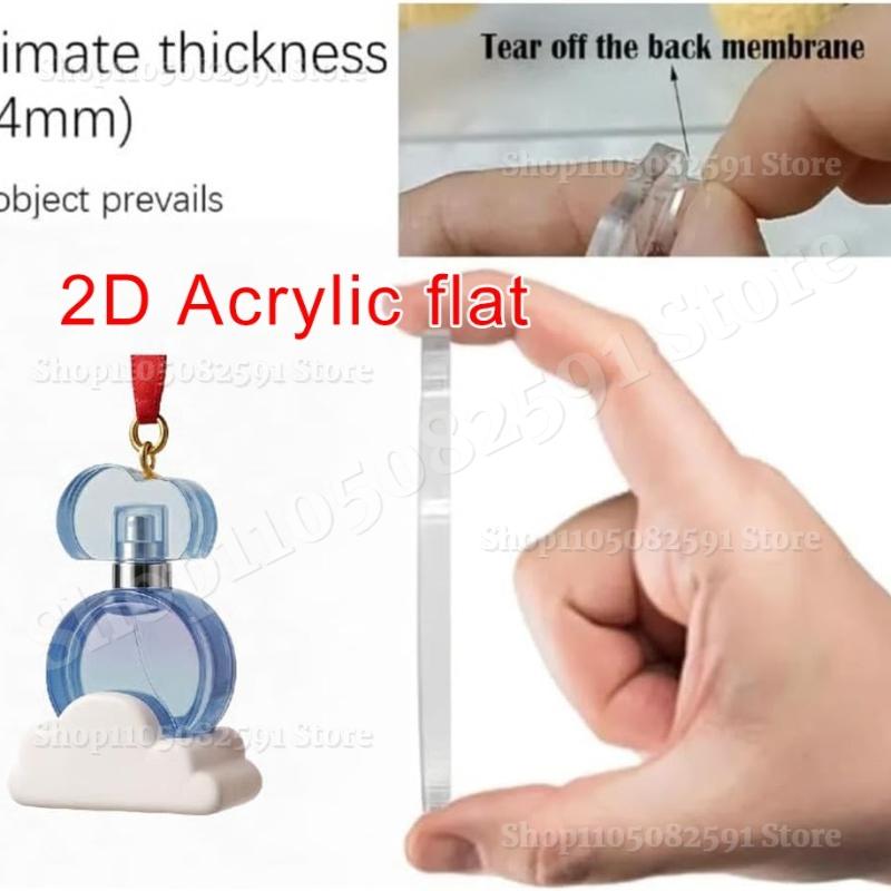 Luksusowy Kalendarz Adwentowy z Perfumami 24 Dni Kalendarz Odliczający Pudełko Niespodzianka Akrylowy Wisiorek 2D Prezenty Świąteczne Z Wyłączeniem Płynu Perfum
