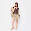 European and American Retro Leopard Print Cake Skirt Women's High Waist and Thin A-word Short Skirt Fashionable Versatile Skirt