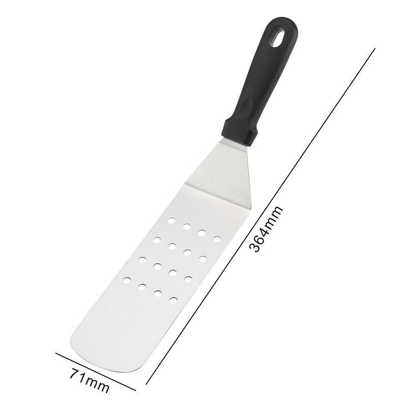 Stainless Steel Teppanyaki BBQ Spatula - Cooking & Grilling Tool for Frying Pans & Steak