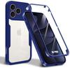 Coque pour iPhone 18 Pro, Protection 360 Bordure Renforcée Intégrale Solide - Bleu Marine