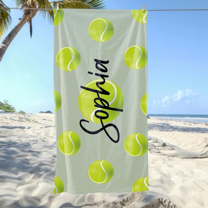 Sports Beach Towel Ball Beach Towel Kids Beach Towel Summer Season Gift Sea Holiday Boys Camping Gift Beach Accessories