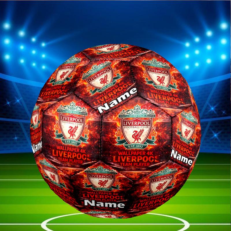 Custom Name Personalized Liverpool F.C-A Print Size 5 Soccer Ball Training & Match Football, for Team, Kicking, Gift for Football Enthusiasts