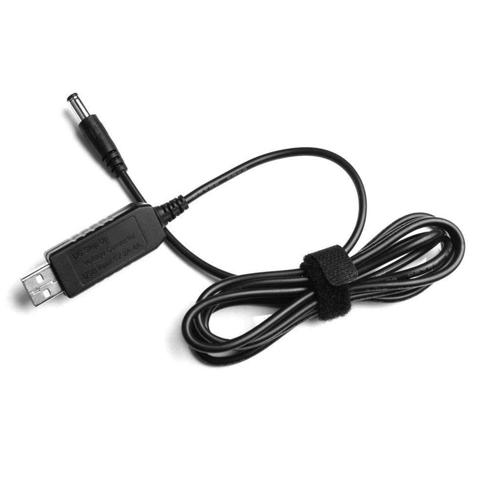 

5V USB to DC 9V Charging Cable (5 inch), Guitar Effect Pedal Charging USB Cable, Center Negative (-), Maximum Current 800mA, Compatible with BOSS,