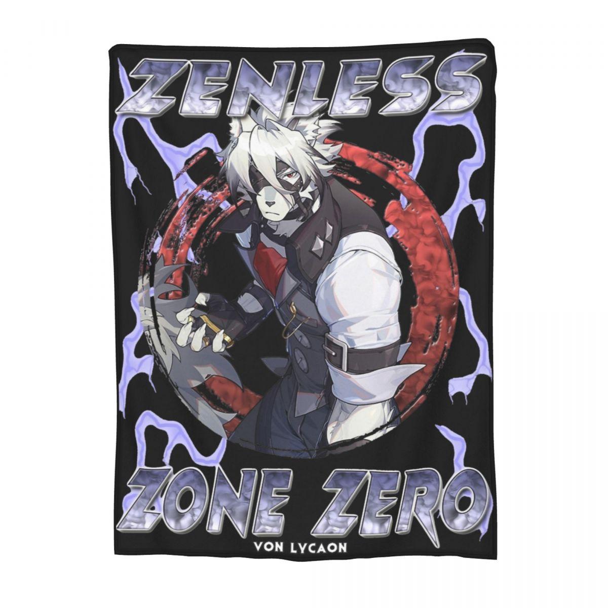 

Zenless Zone Zero - Von Lycaon Merch Blanket Lightweight Thin Fleece Throw Blankets Relax Plush Thin Quilt 200x150cm