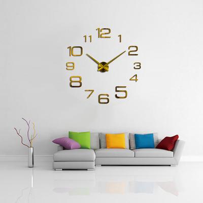 Creative Digital DIY Wall Clock Mirror Wall Clock Home Decoration