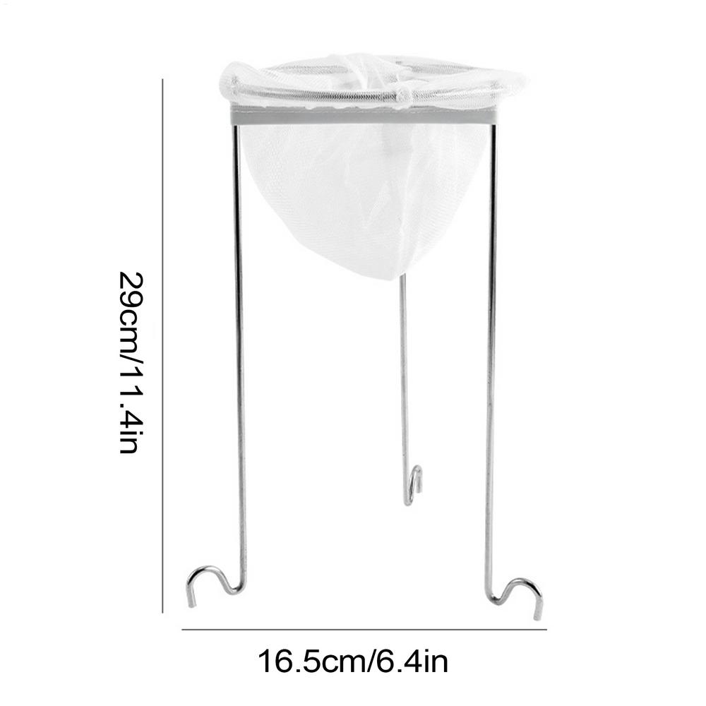 

Jelly Strainer Stand Removable Jelly Strainer Stand with Bag Stainless Steel Tool Kit Reusable Nylon Mesh Filter for Homemade