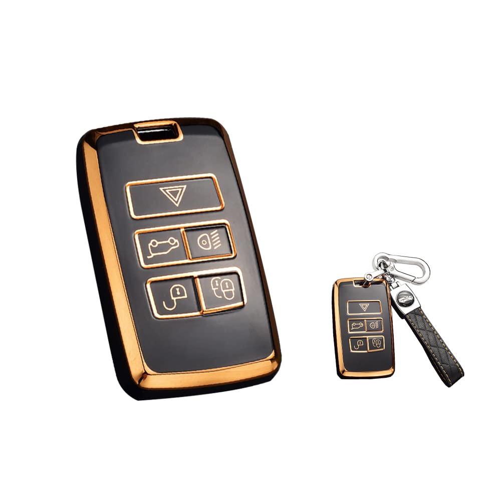 SANRILY Keychain, Smart Key Case, Key Cover, For Land Rover, Range Rover Evoque, Range Compatible with car genuine чёрный