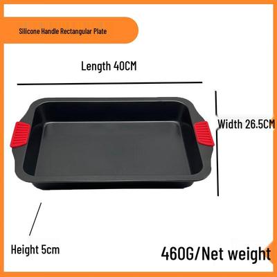 Silicone Rectangular Baking Tray with Handles