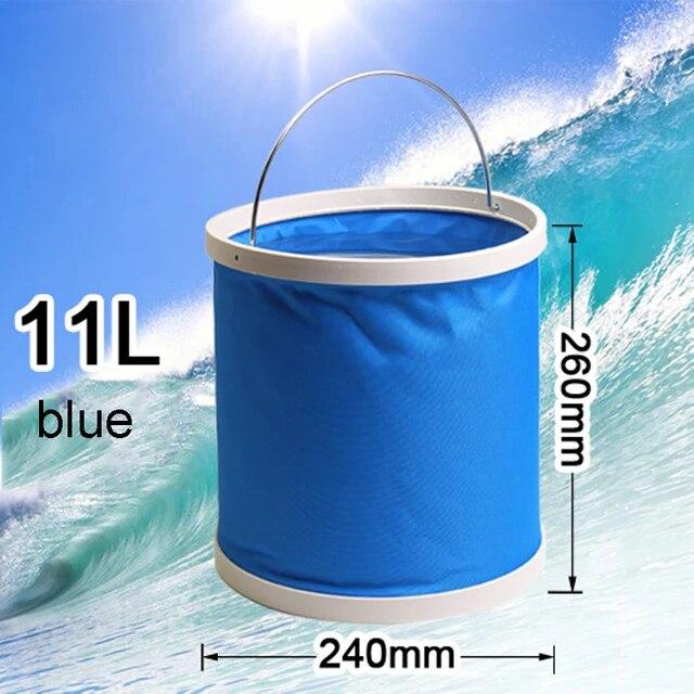 Bucket Folding Bucket Car Wash Car Bucket Fishing Bucket Washing Retractable Vehicle Bathroom Kitchen Clean Canvas Supplies new