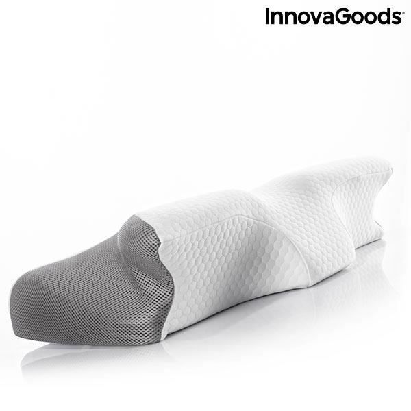Ergonomic Pillow - INNOVAGOODS - Viscoelastic - Cervical Support - Washable Cover - 62x36x14 Cm