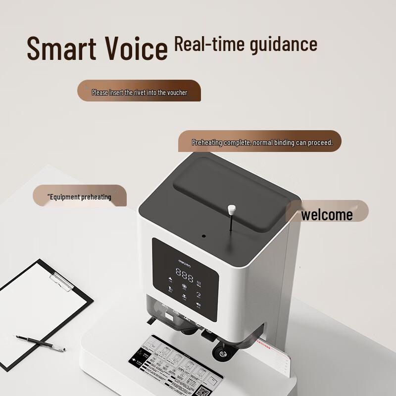 Deli Z1PRO Smart Financial Binding Machine CN plug (adapter included)