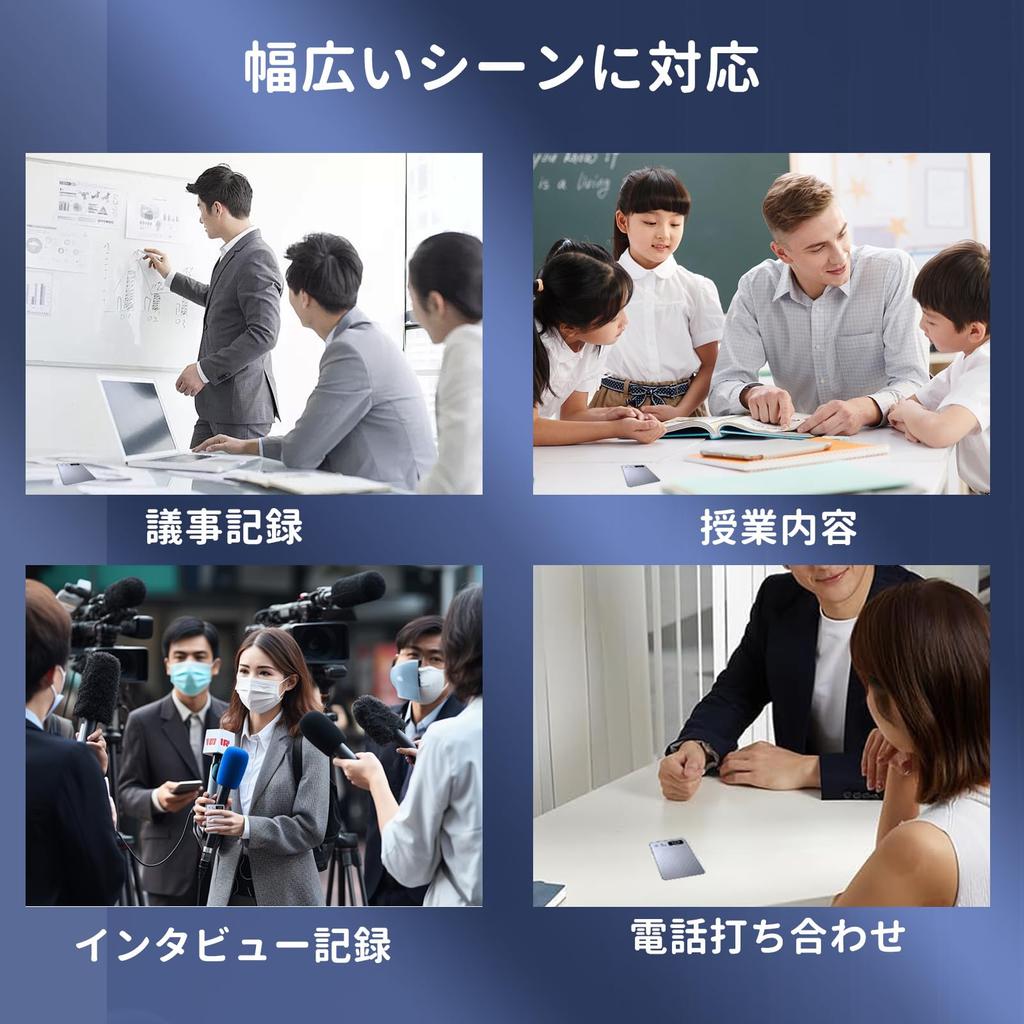 Hyaloid AI Voice 64GB Large TFT Automatic Transcription Meeting Minute Advanced LLM 500mAh 35 Hours of Continuous Call Noise Bluetooth Magnetic Ring