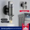 All-Copper 4-Point Washing Machine Water Faucet Valve with Snap-on Connector
