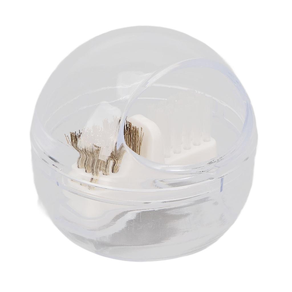 Nail Cleaning Brush Box Professional Portable Manicure Polishing Brush Box for Nail Art Beauty