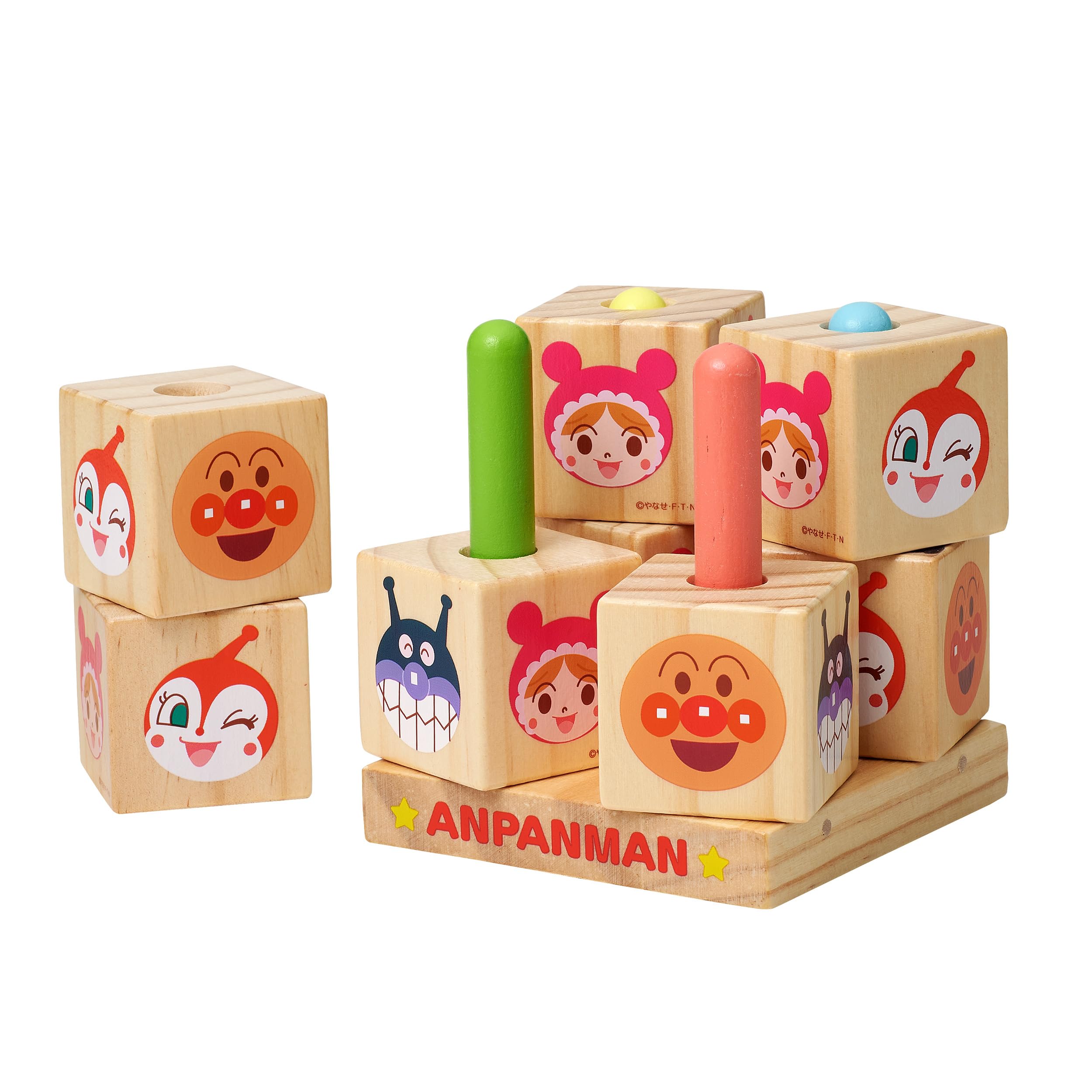 SEGA FAVE Anpanman NEW Spin and Picture Matching Cube Turn!