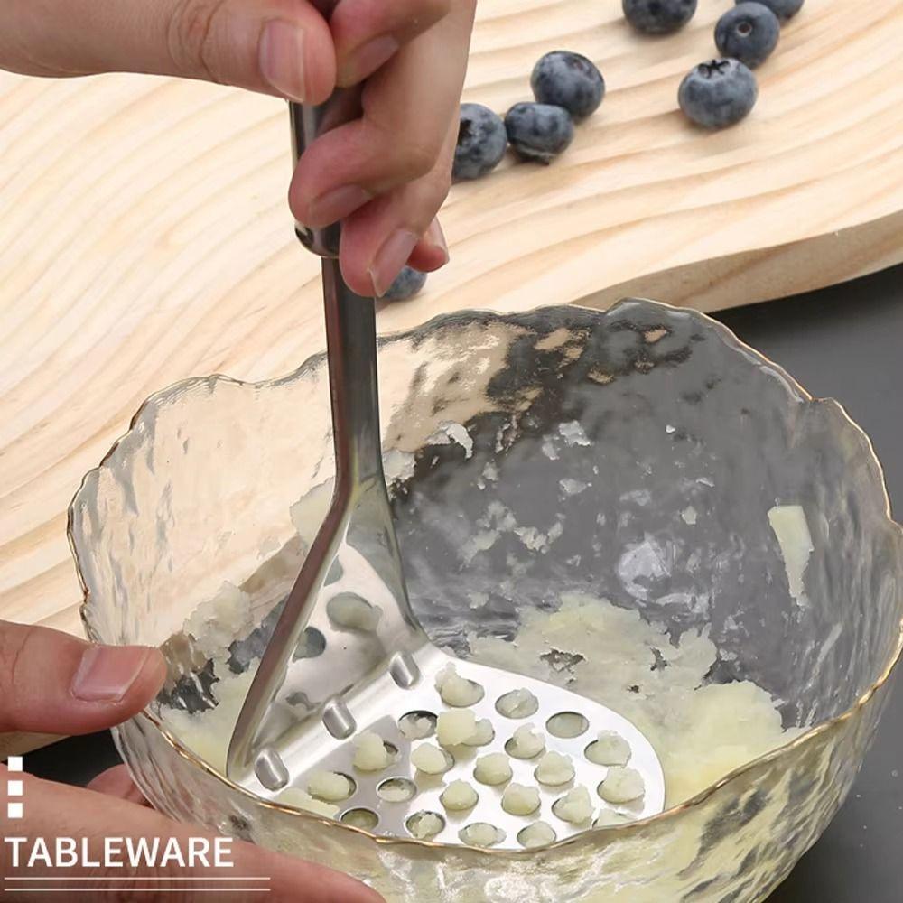 1/2 Pcs Manual Operation Food Mud Press Masher Heavy Duty Pusher Fruit Tools  Egg Salad Making