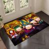 Animated Comedy Series S-South Parks Floor Mat Soft Thickened Flannel Door Mat Non-Slip Living Room Rug Home Decor