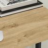 Max 1.0 Computer Desk - Artisan / Black Legs