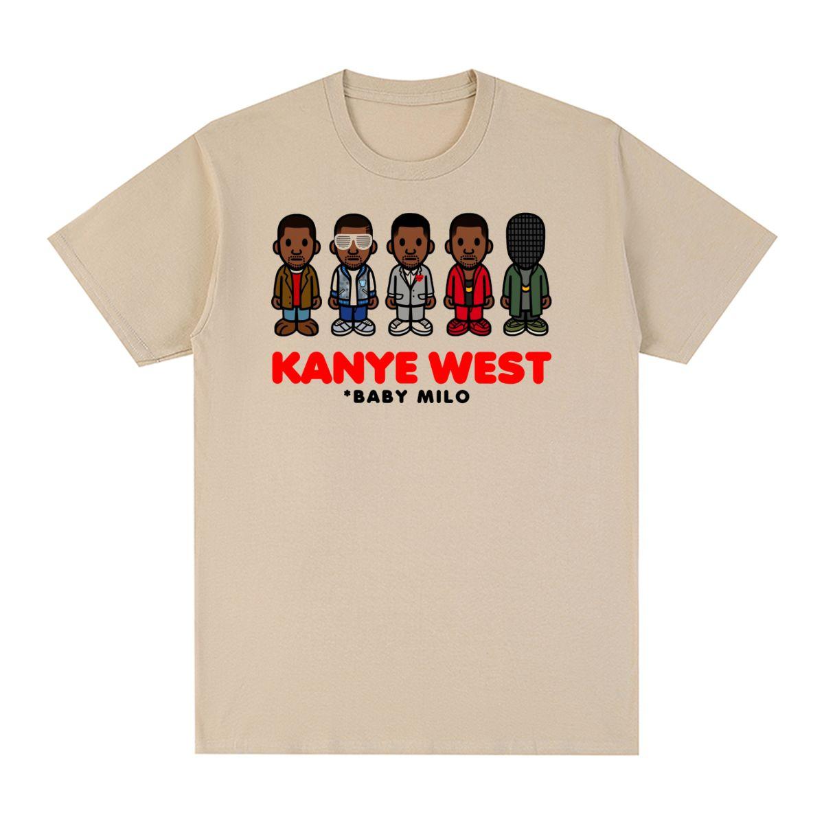 

Kanye West Vintage T-shirt Commemorative Printed Retro Loose Harajuku Cotton Men T shirt New Tee Tshirt Womens Tops 4XL