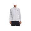Under Armour Sun Protection Series Embroidered Logo Hooded Jacket Men Jackets White 1376794-100