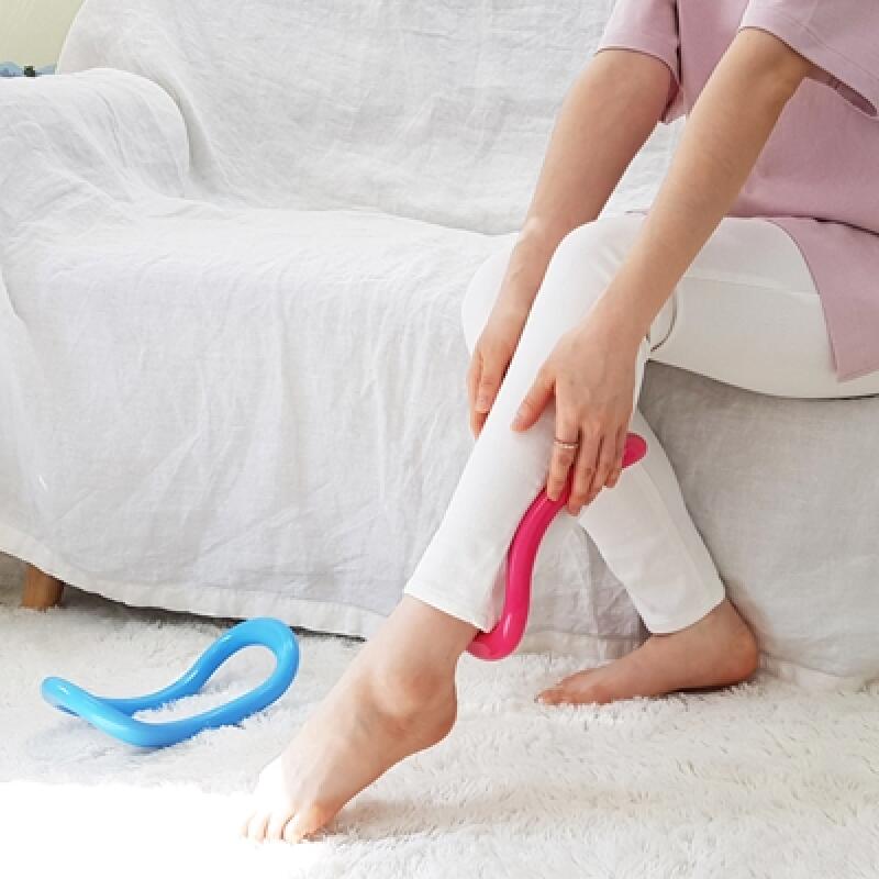 [1+1] Stretching Massage Ring Yoga Ring SR318 / [Stretching/Core Strengthening/Posture Improvement] pink + blue