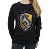 Harry Potter Womens/Ladies Hufflepuff Crest Flat Sweatshirt