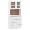 VidaXL Buffet ALTA blanc 77x35x165 cm bois massif de pin 3187780