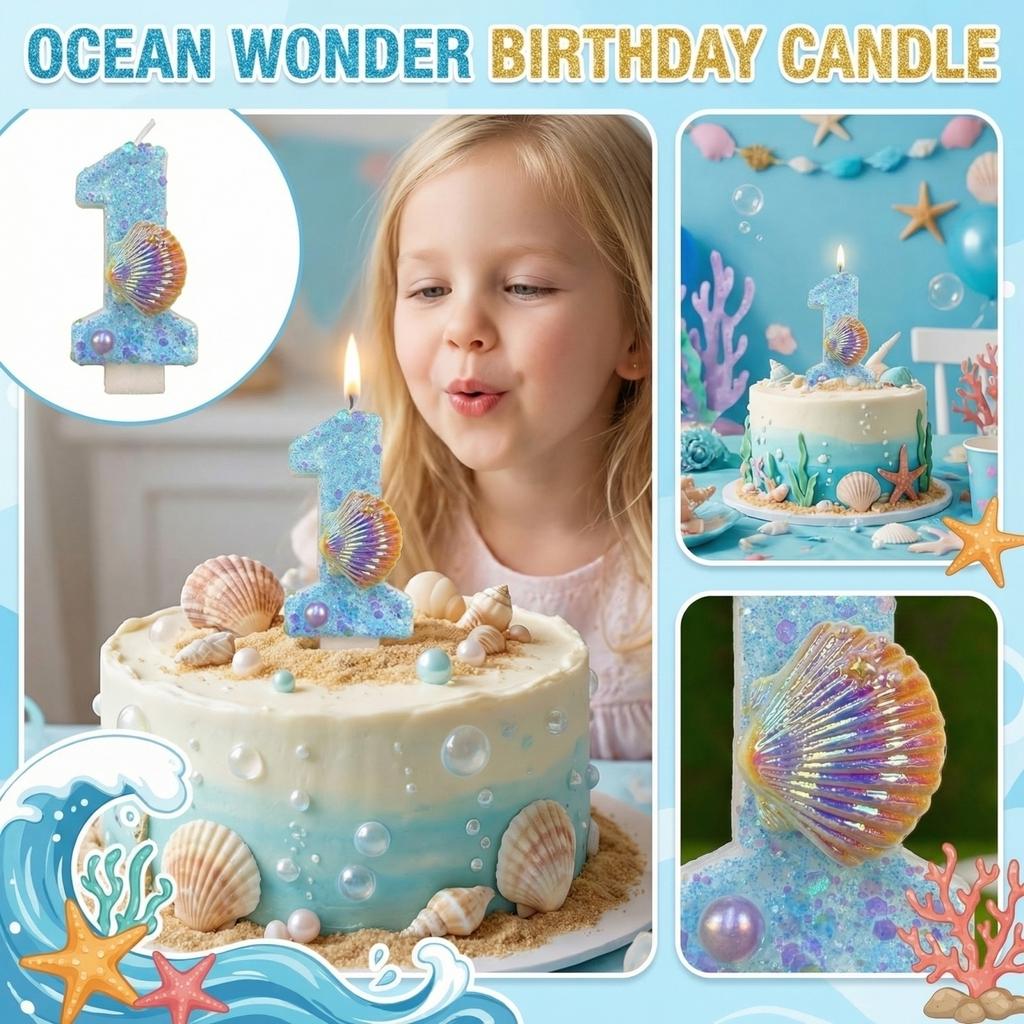 Fashion Cartoon Creative Birthday Candles Party Digital Candles