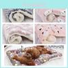 Factory Direct Sale Thickened Pet Mat For Autumn And Winter Cute Cartoon Style Anti-slip Blanket Wholesale Blue Starry Characters)