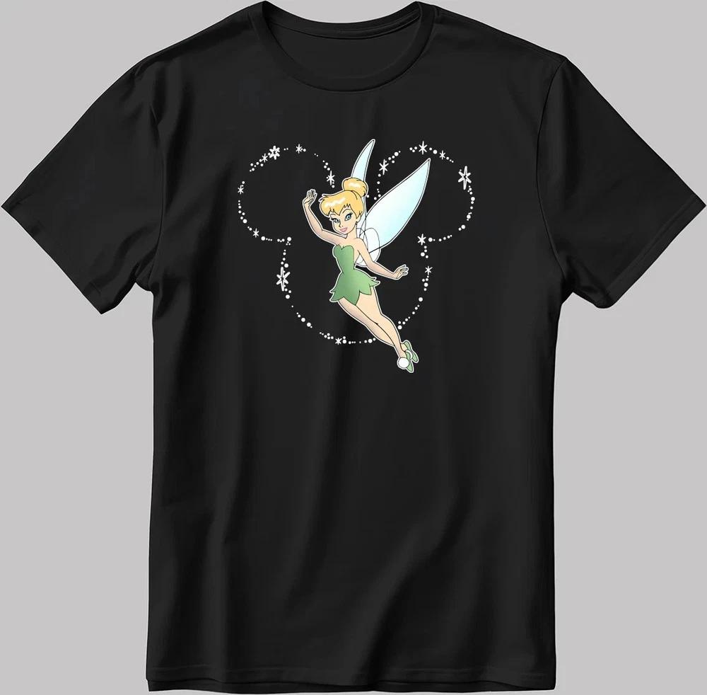 Tinkerbell Mickey Mouse Flying TShirt Size S4XL S