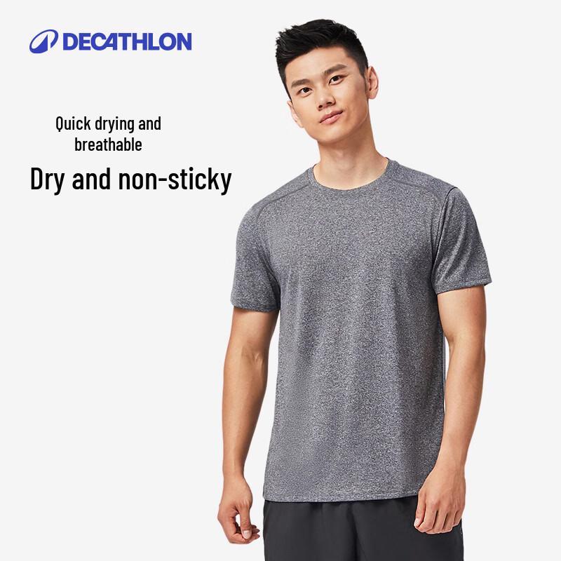 Мужская легкая дышащая быстросохнущая спортивная футболка Decathlon 3XL