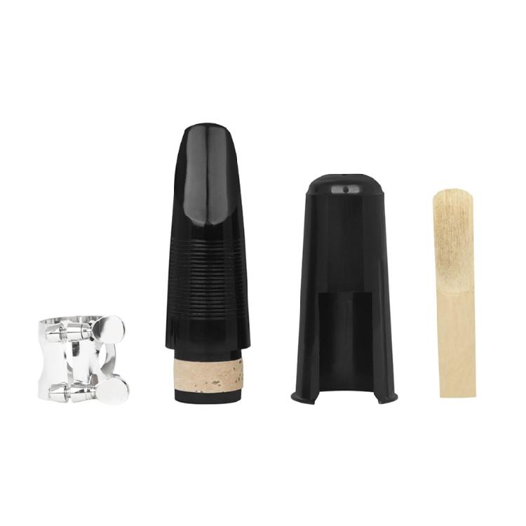 Adjustable Clarinet Mouthpiece Kits with Ligature,one Reed and Plastic Cap