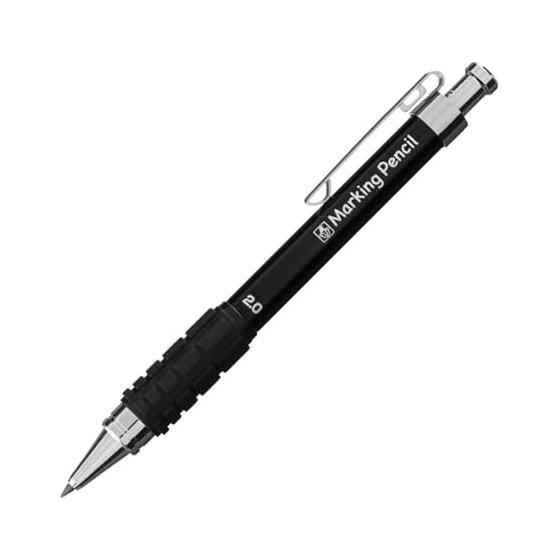 Creion Mecanic Tip Apăsare Takumi 2.0 2B NR.7782 Creion Mecanic de Marcare, Creion Mecanic cu Mina Rezistentă la Căldură de 2 mm pentru Marcaje Arhitecturale, Dimensiune Scurtă