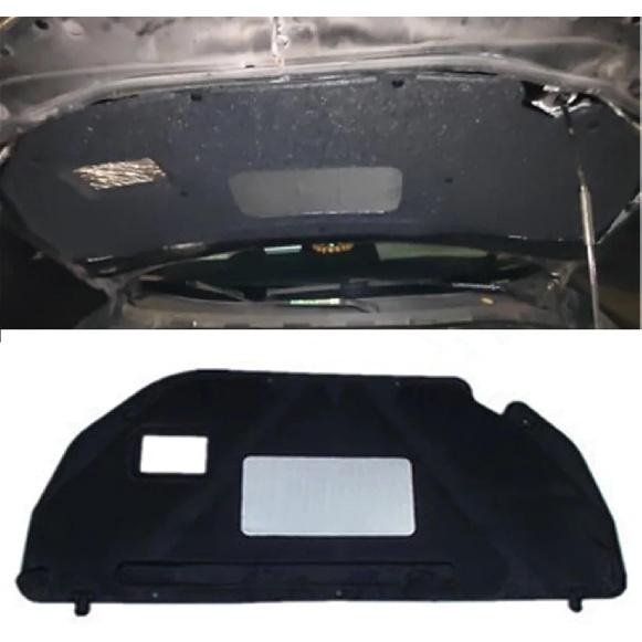 Auto Car Hood Engine Heat Sound Insulation Cotton Soundproof Cover Compatible for Mazda 3 M3 2006-2011(Color:Style 2)