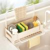 Storage Tray Sink Storage Rack Detachable Kitchen Sink Organizer Drain Rack  Bathroom Sink