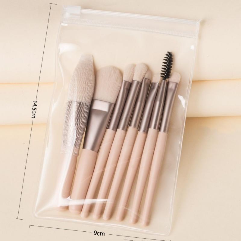 8Pcs/Set Makeup Brush Set Soft Fluffy Professional Cosmetic Foundation Powder Eyeshadow Kabuki Blending Make Up Brushes Beauty Tools