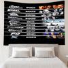 Fast-&-Furious Print Tapestry, Backdrop, Easy Setup, Ideal for Bedroom, Office & Living Room, with Aesthetic Wall Hanging Decor.