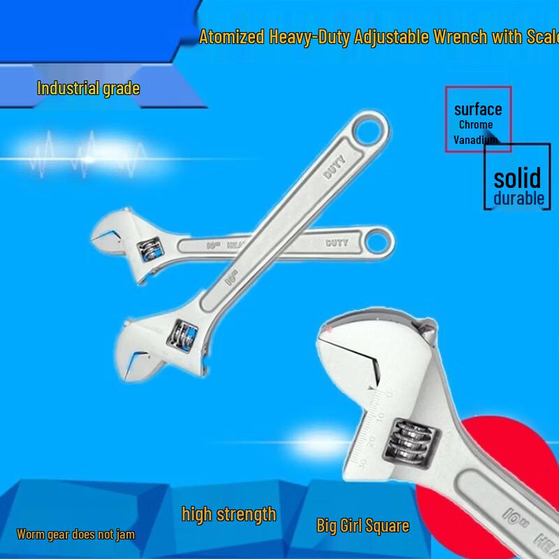 Yu 6-inch Heavy-Duty Adjustable Wrench