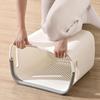 Large Portable Laundry Basket - Breathable, Plastic Storage Bin for Dirty Clothes In Bathroom or Dormitory