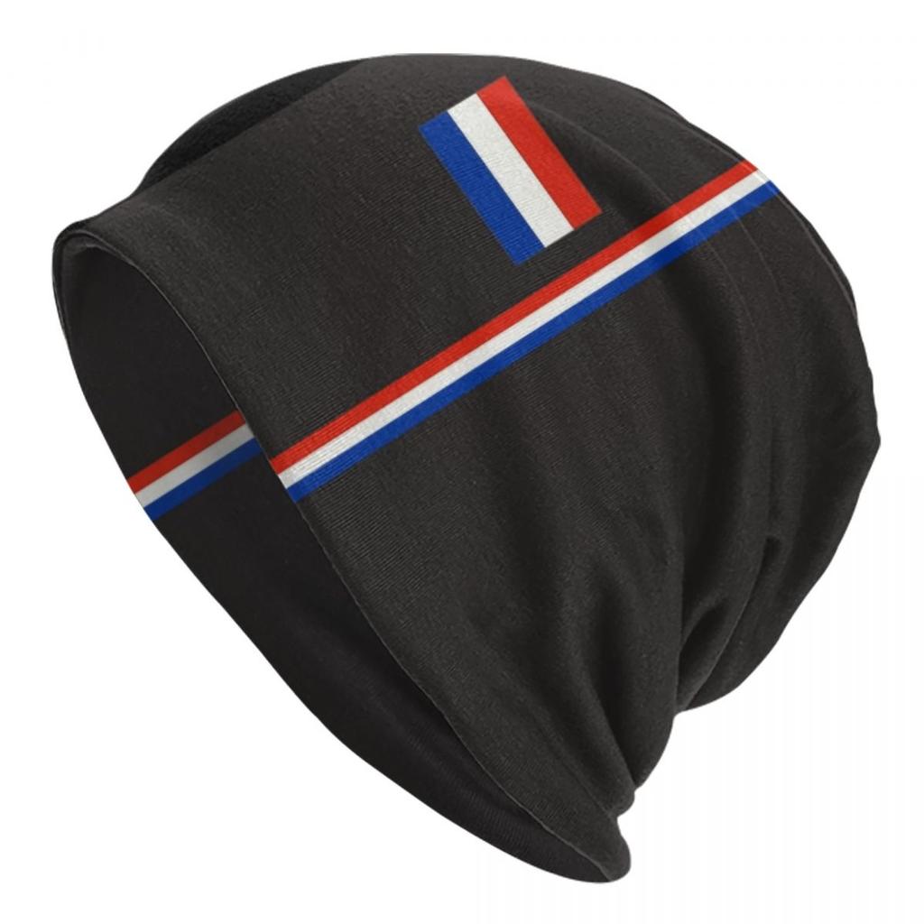 Netherlands Flag Bonnet Hats Street Knitting Hat For Unisex Women Warm Winter Holland Flag Skullies Beanies Caps