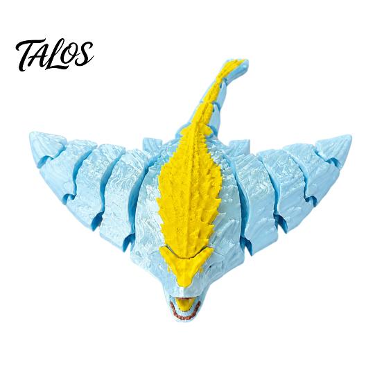 Articulated Deep Sea Creature Toys Toy, 3D Printed Horror Marine Animal Figure, Stress Relief Figurine with Flexible Joints for Desk Decoration Toy