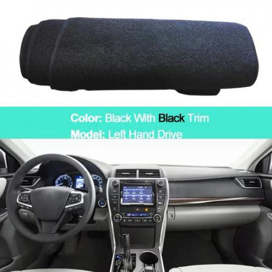 2 Layers Car Inner Dashboard Cover Dash mat Carpet Cape For Toyota Camry XV50 2012 2013 2014 2015 2016 2017 LHD RHD Sun Shade