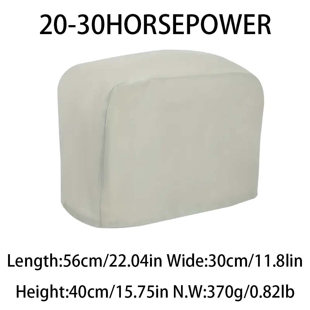 Winter Thickened and Durable Oxford Cloth Outboard Hood, Suitable for 6-250 Horsepower Ship Protective Cover