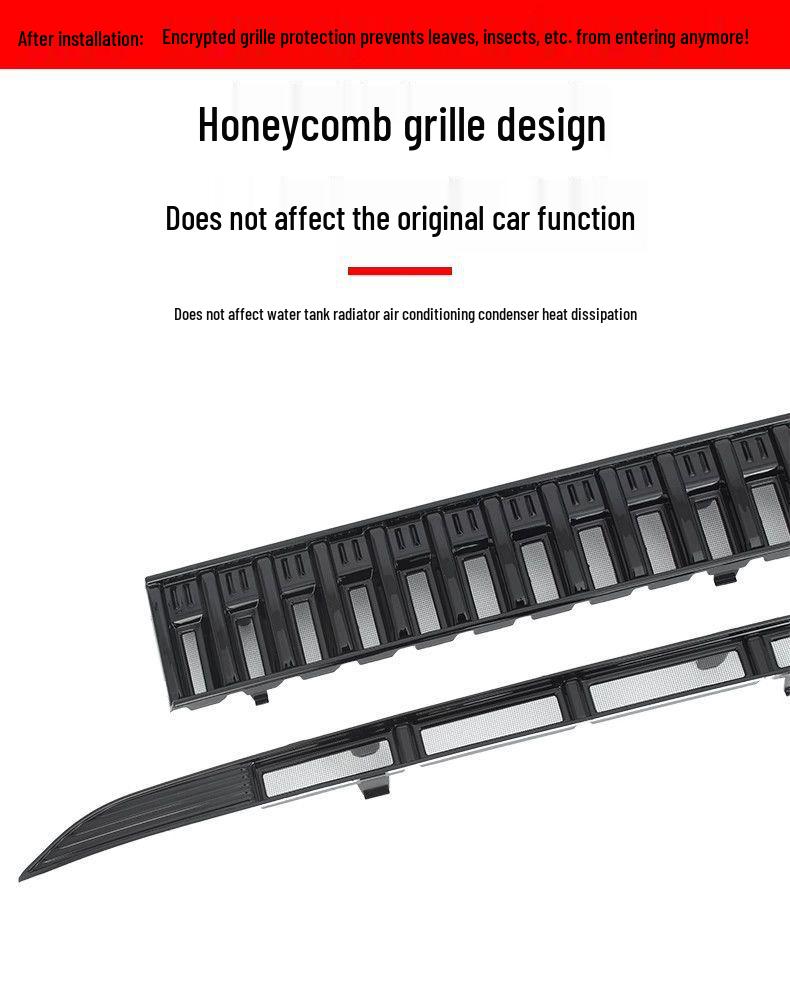 Insect Net Front Grille Radiator Protector for Chery Tiggo 9 (25 Models)