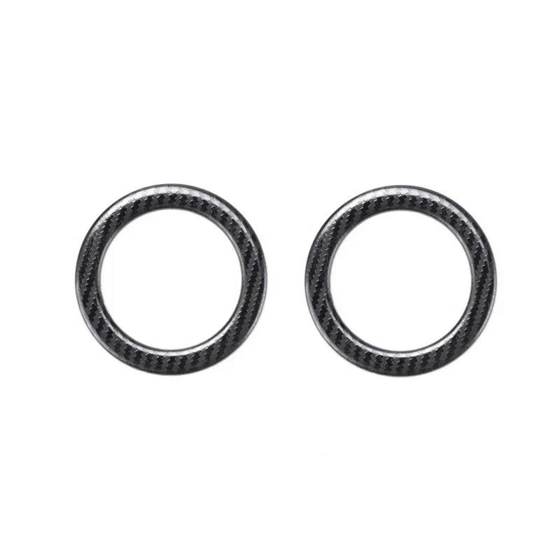 Stainless Steel Dashboard Air Vents Circles Decoration Cover Trim For Mercedes Benz E Class W212 2009-2015 Interior Accessories