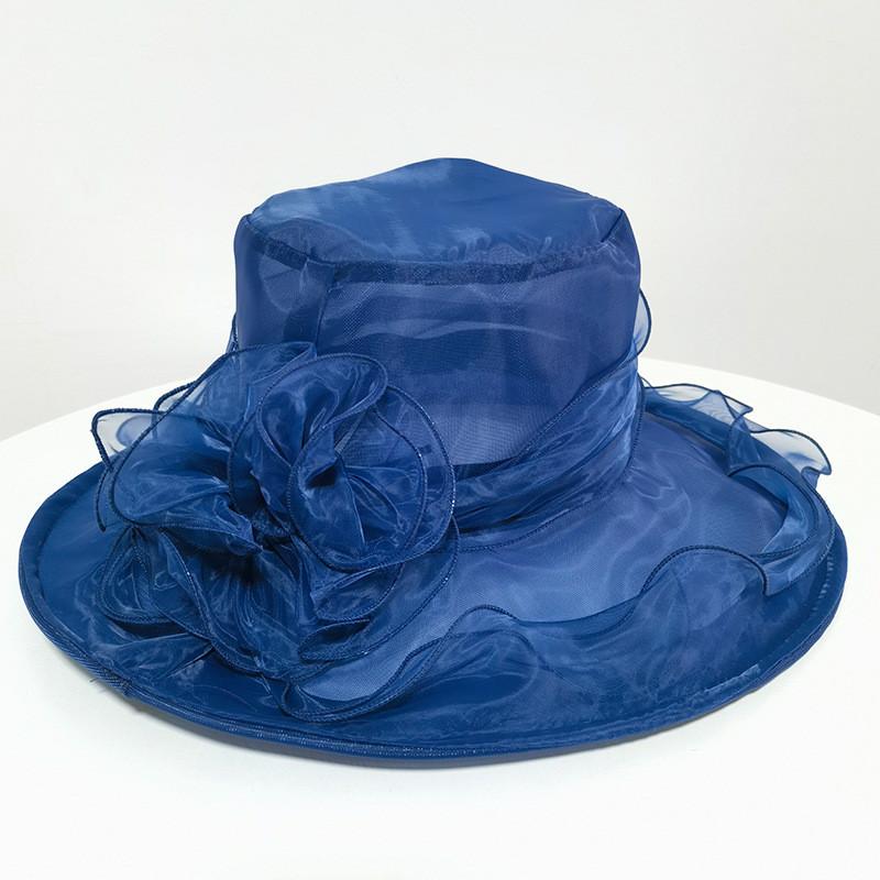 Cappello a Rete Floreale Vintage Con Protezione Solare Per Donne Cappello da Sole Estivo da Spiaggia
