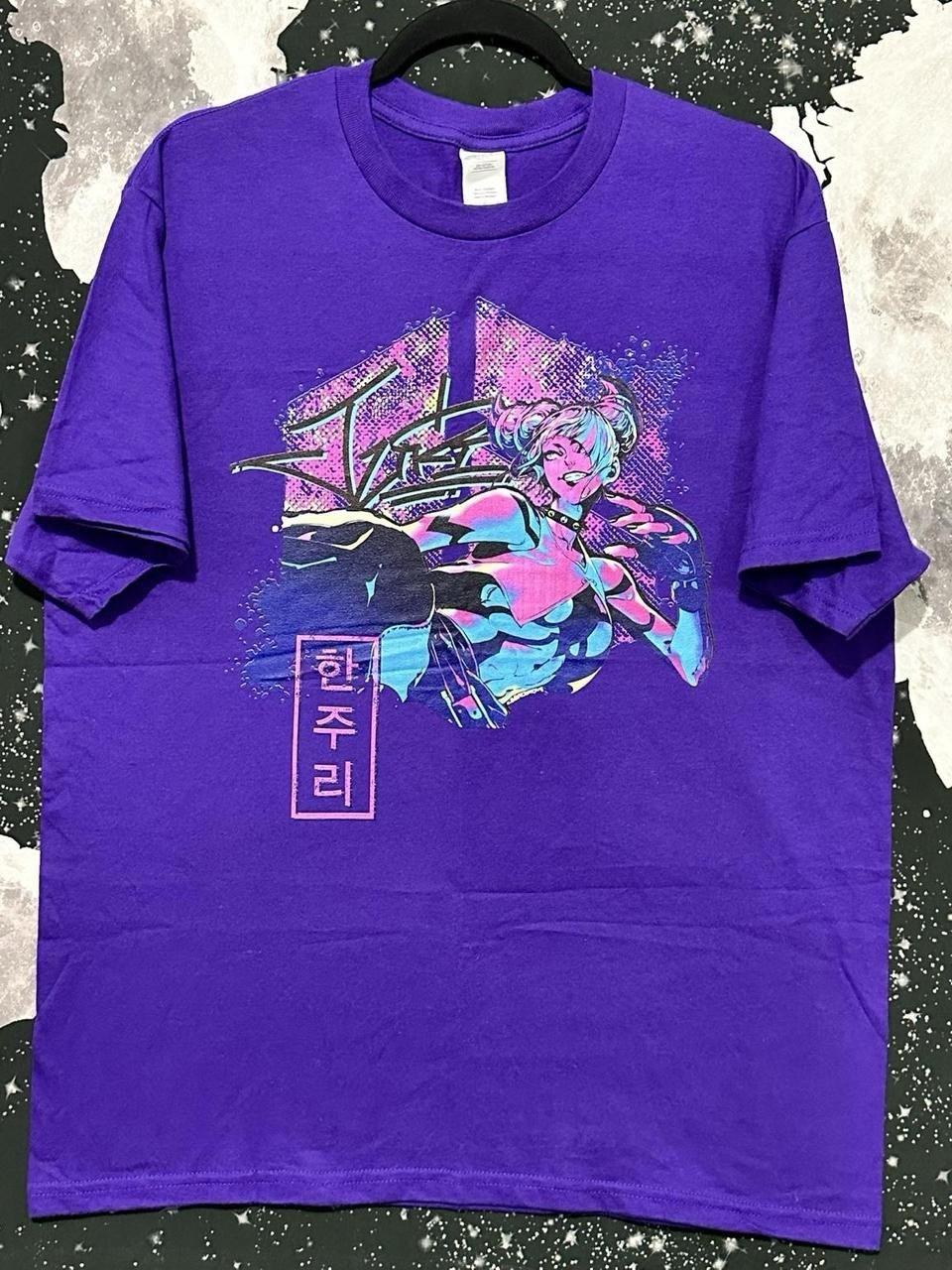 Street Fighter Juri Han Video Game Character Shirt Size Large Unisex T-Shirt XL