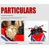 1/9 Maßstab Honda HRC CBR1000RR Fire Blade Legierung Sportmotorrad Diecasts Metall Spielzeug Rennmotorrad Modell mit Licht Kindergeschenk